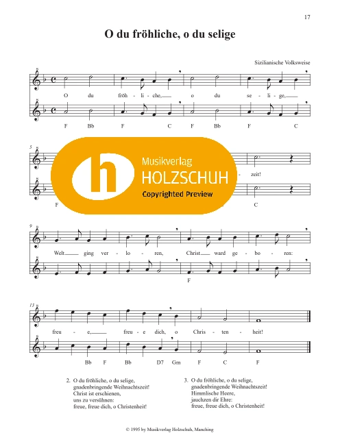 O du fröhliche, o du selige